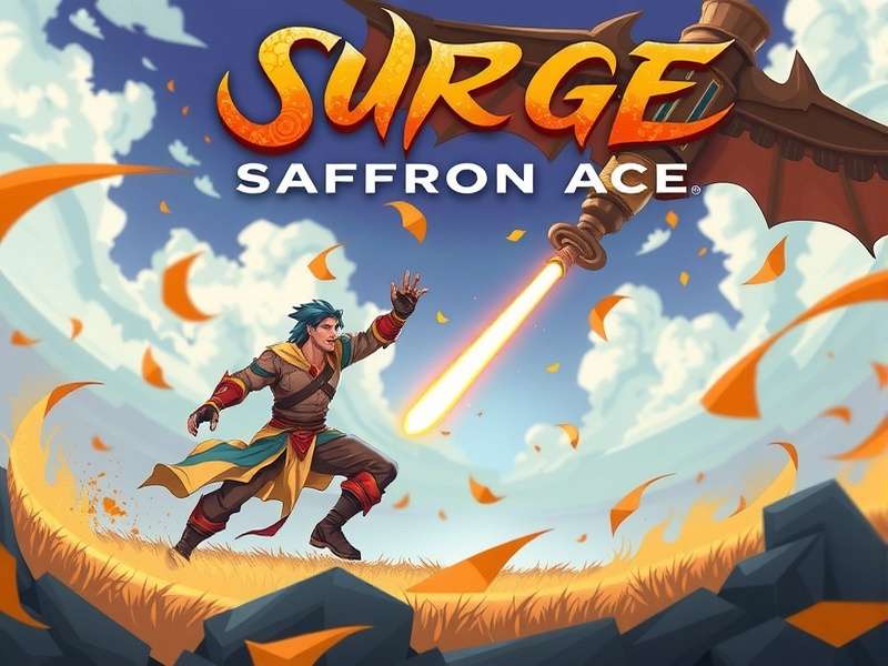 Surge Saffron Ace Game Banner